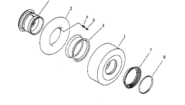 Заслонка 417-Y09-1430 Komatsu
