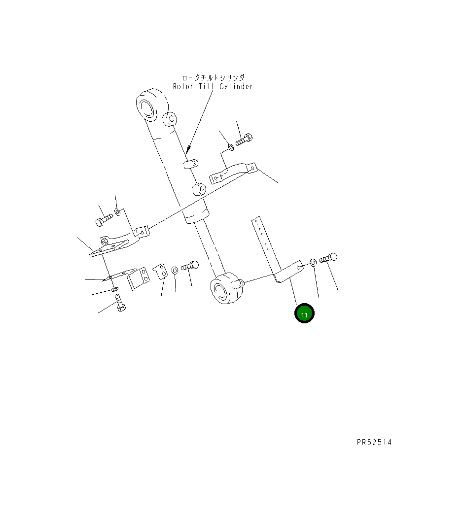 Шкала 26A-70-13350 Komatsu