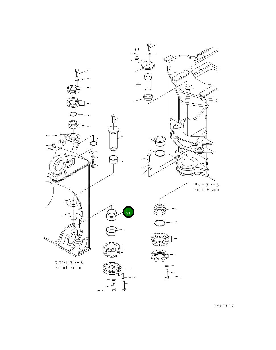 Втулка 42C-46-13181 Komatsu