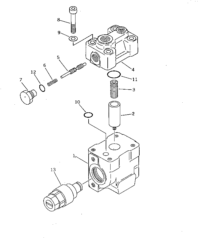 Клапан 702-21-31120 Komatsu