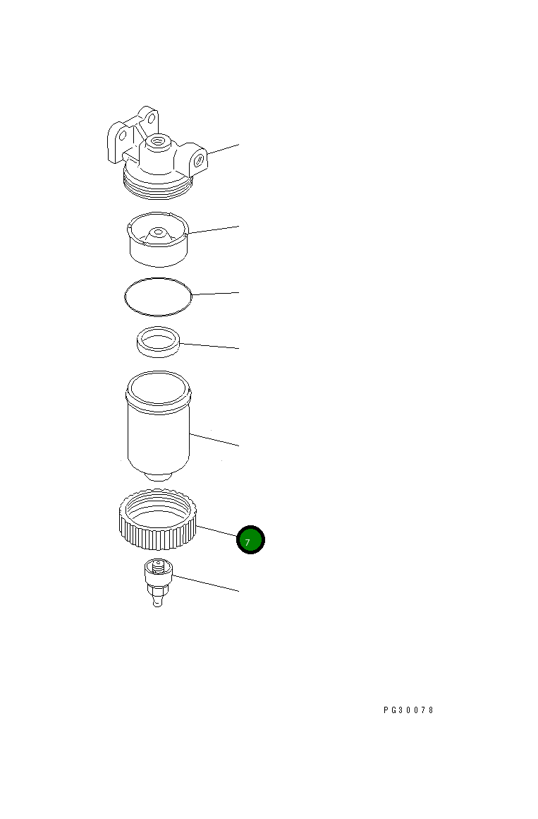 Гайка 600-311-9830 Komatsu