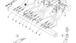 Шланг в сборе DN 20x1740 516 449 98 Komatsu