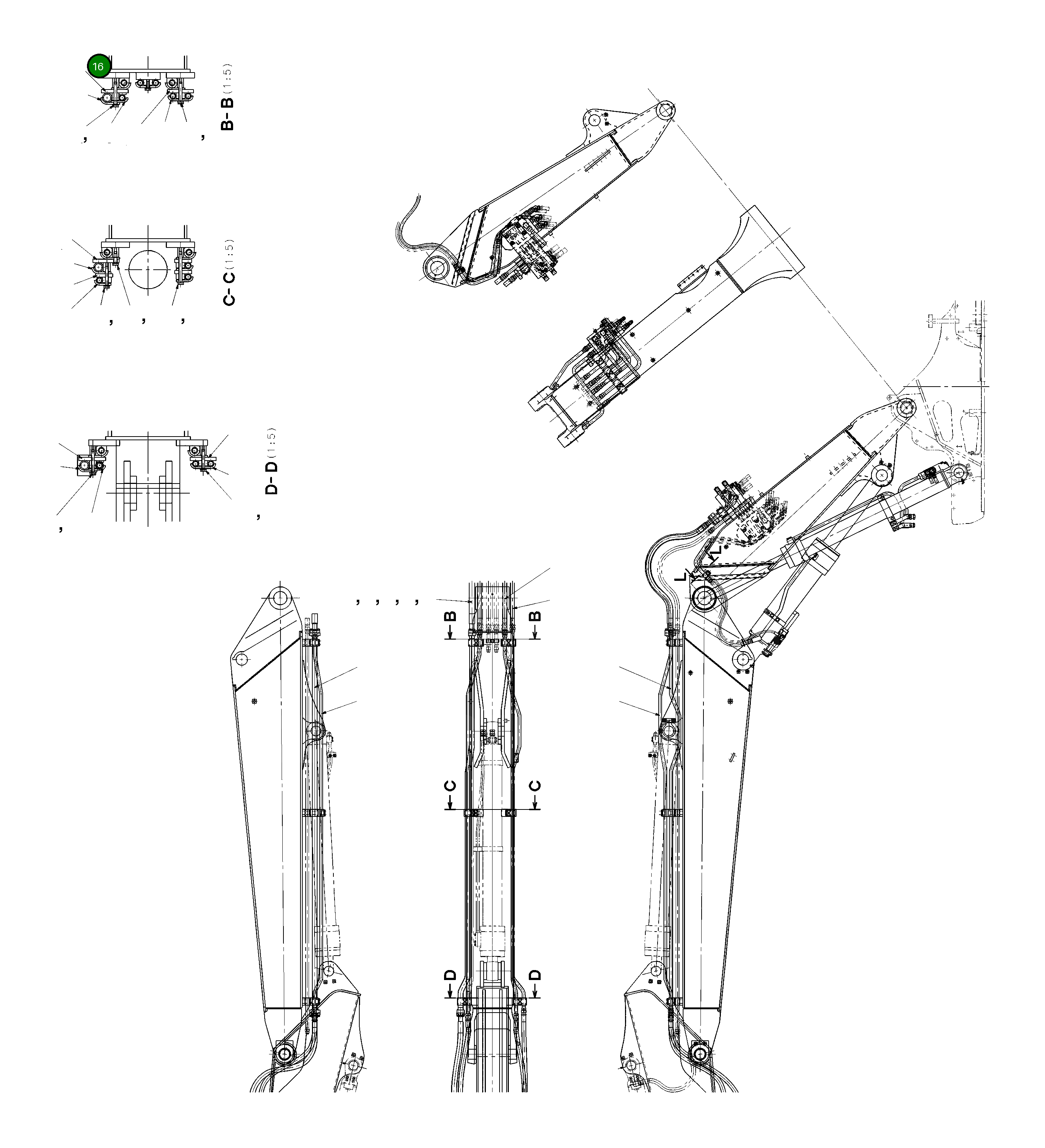 Сиденье 22A-70-KA170 Komatsu