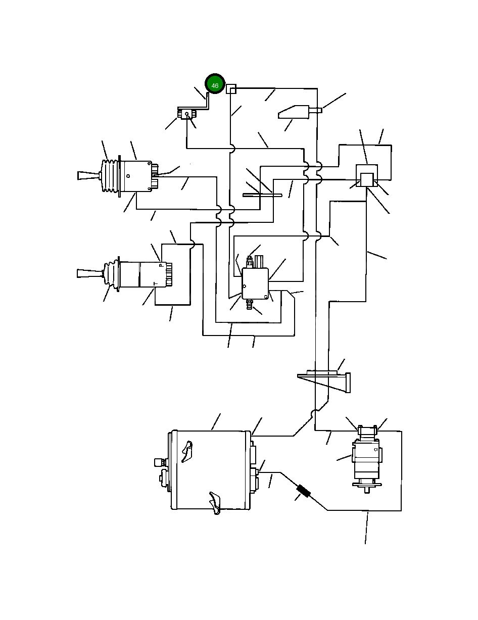 Фильтр в сборе, пилотная система 1266 752 H91 Komatsu