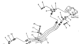 Шланг 07108-00510 Komatsu