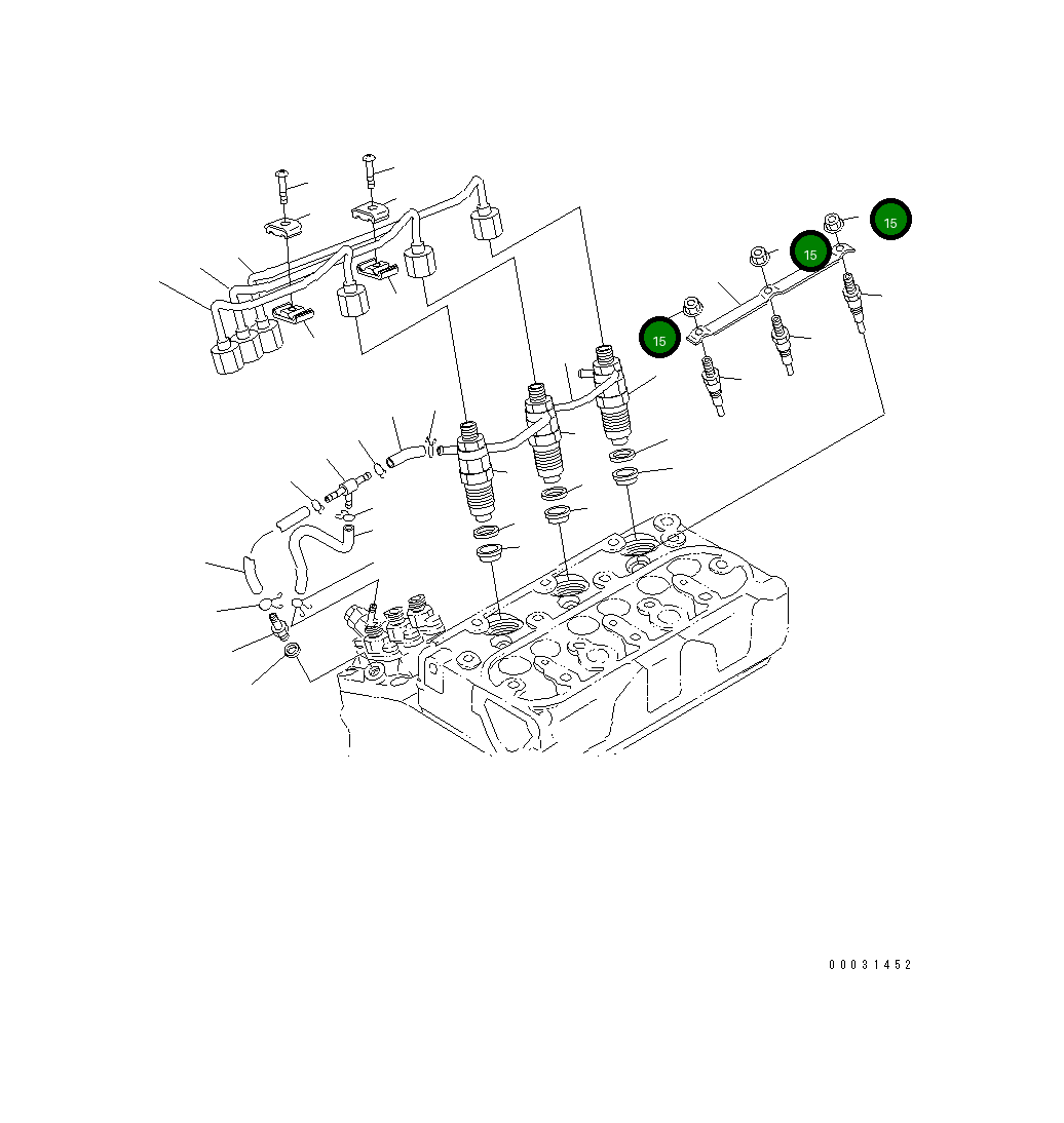 Гайка KT02761-50040 Komatsu