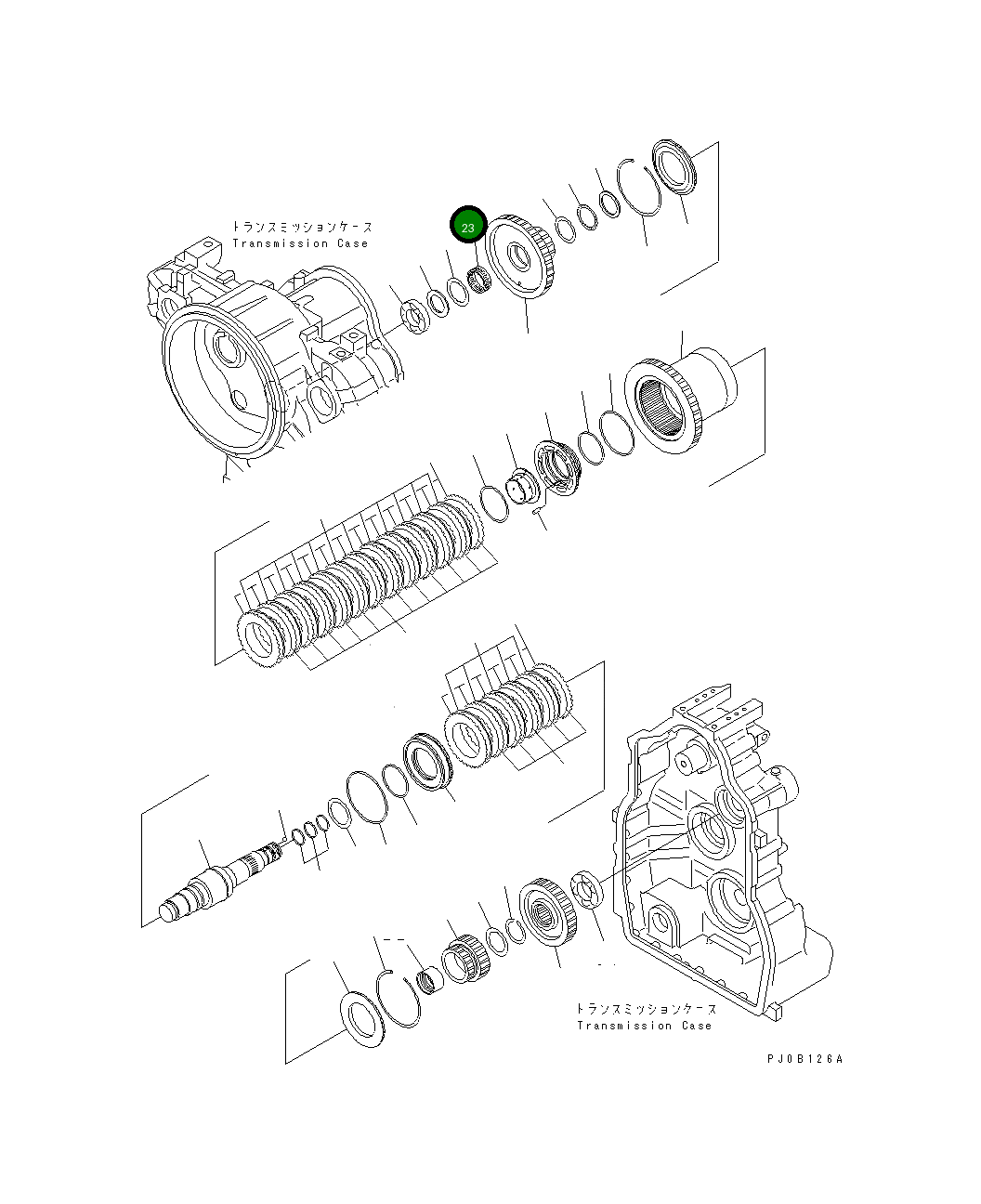 Игольчатый подшипник 714-23-19410 Komatsu