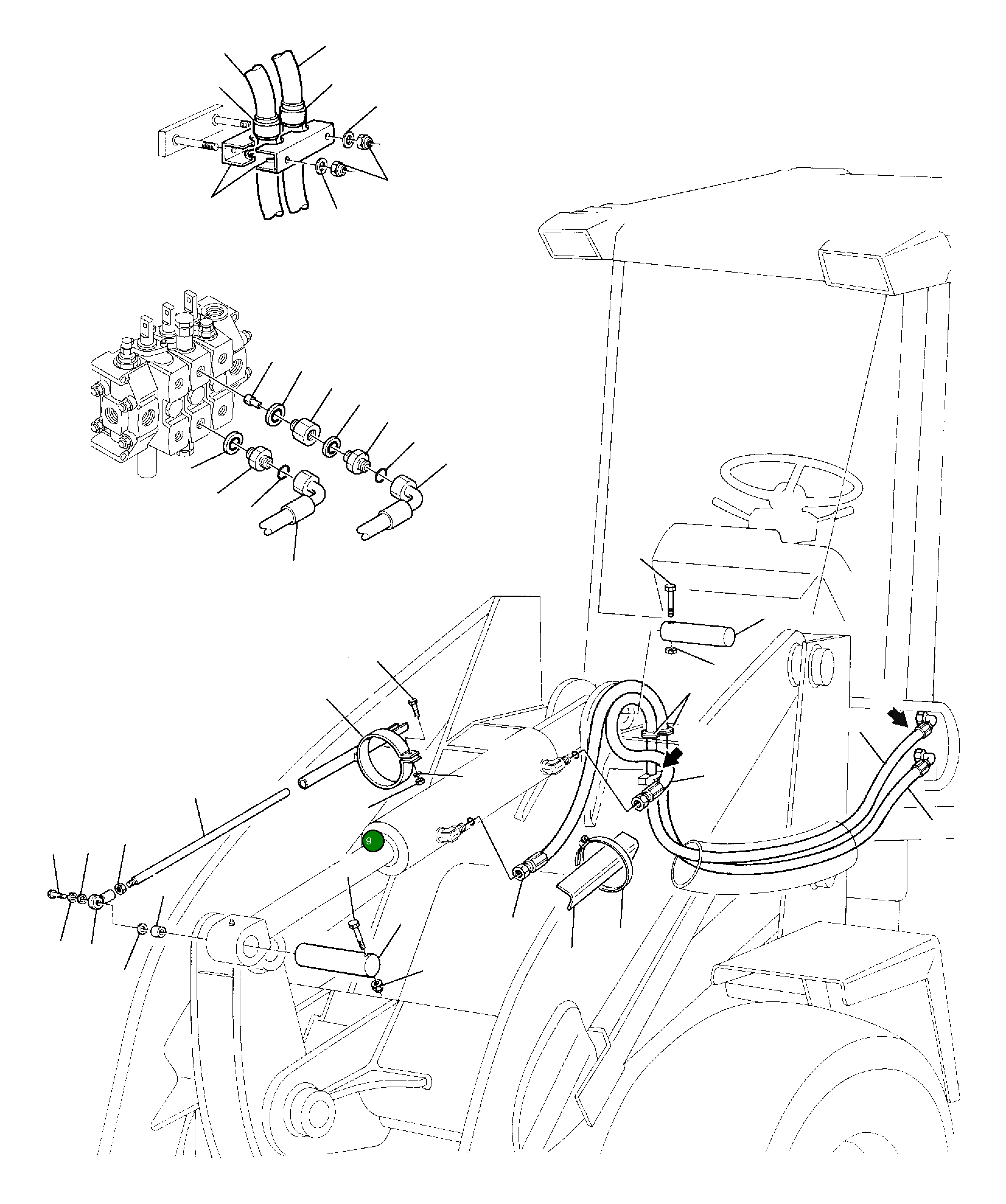 Гайка 801703009 Komatsu