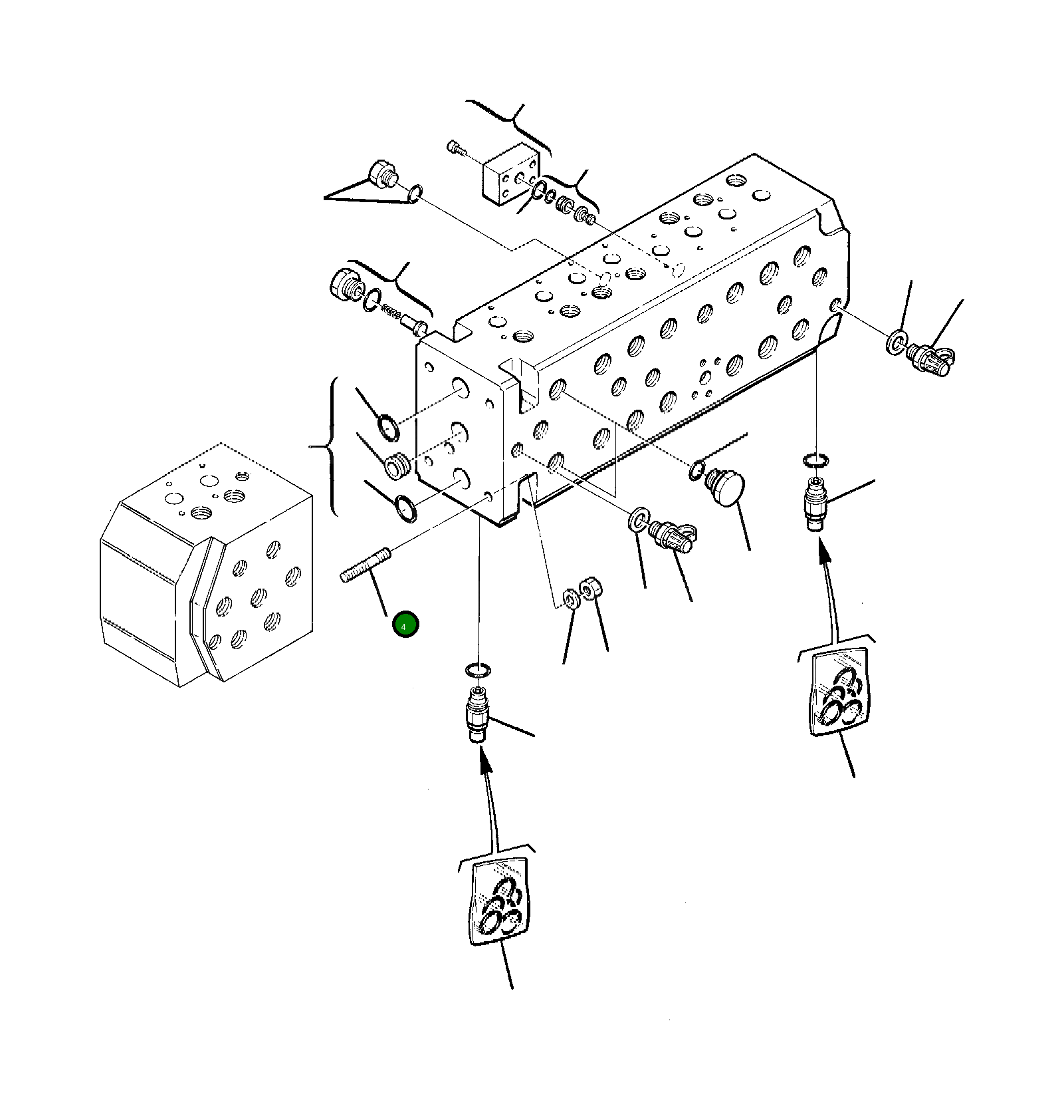 Шарнир 21D-64-11210 Komatsu
