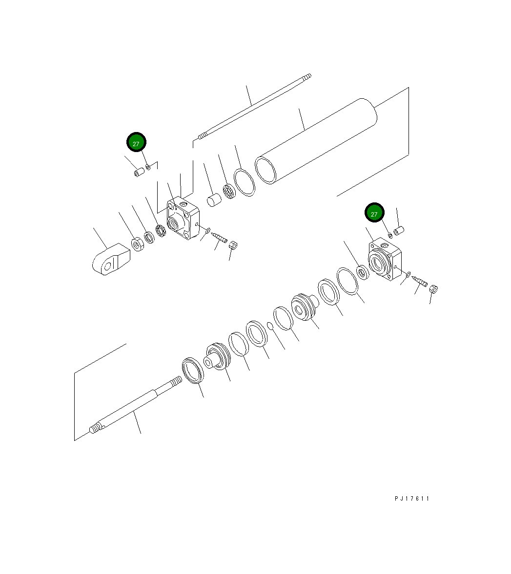 Шайба CKSM-2944-19 Komatsu
