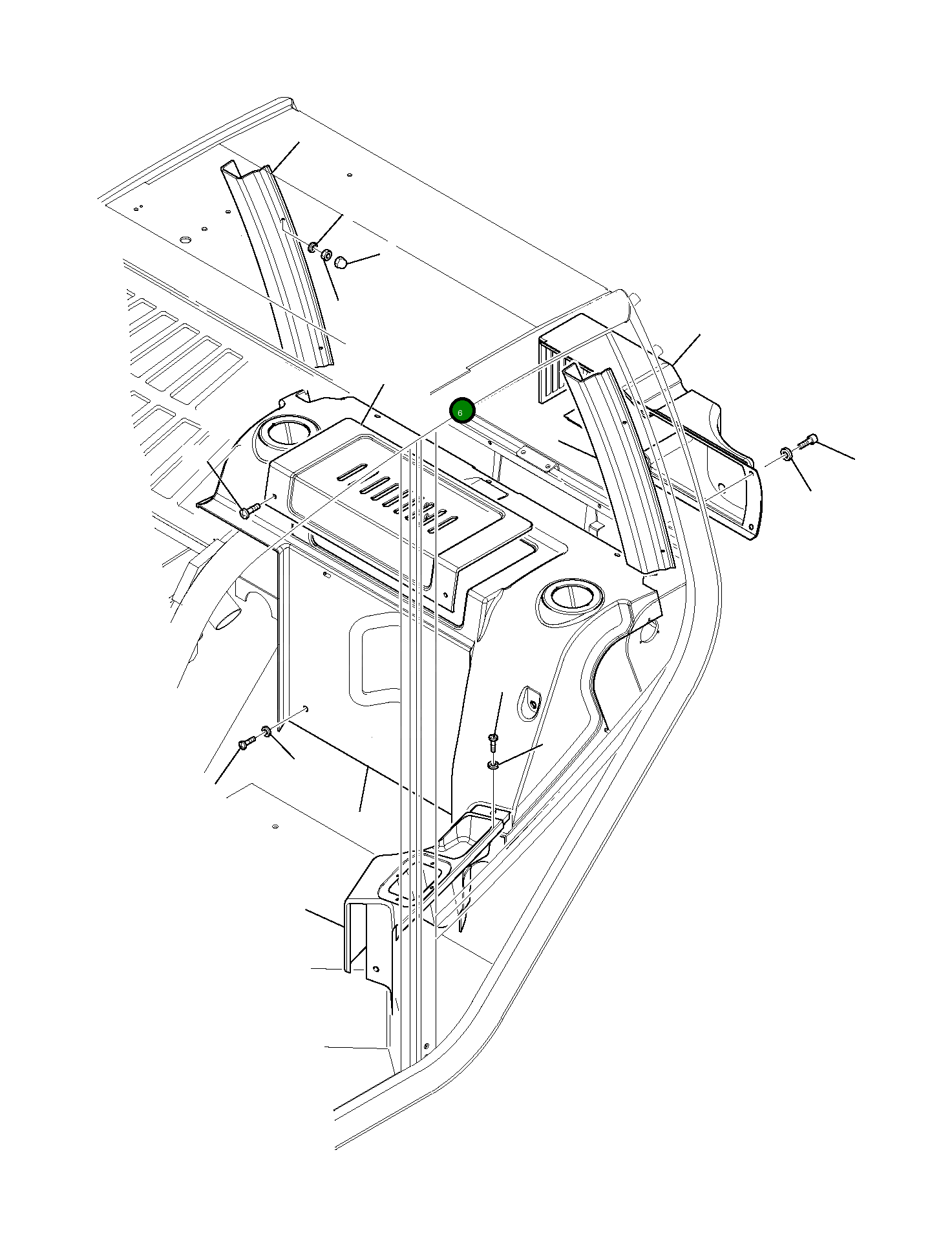 Гайка 395-56-13660 Komatsu