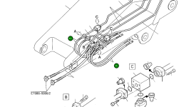 Шланг в сборе с огнезащитным покрытием NW 25x1500 576 096 40 Komatsu