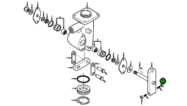 Контргайка тонкая - 1/4NC 114 501 Komatsu