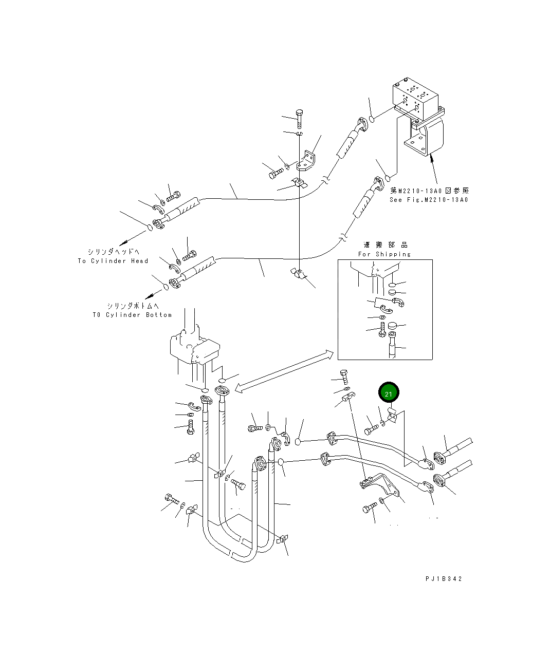 Хомут 176-61-41340 Komatsu
