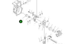 Гайка YM129155-61590 Komatsu