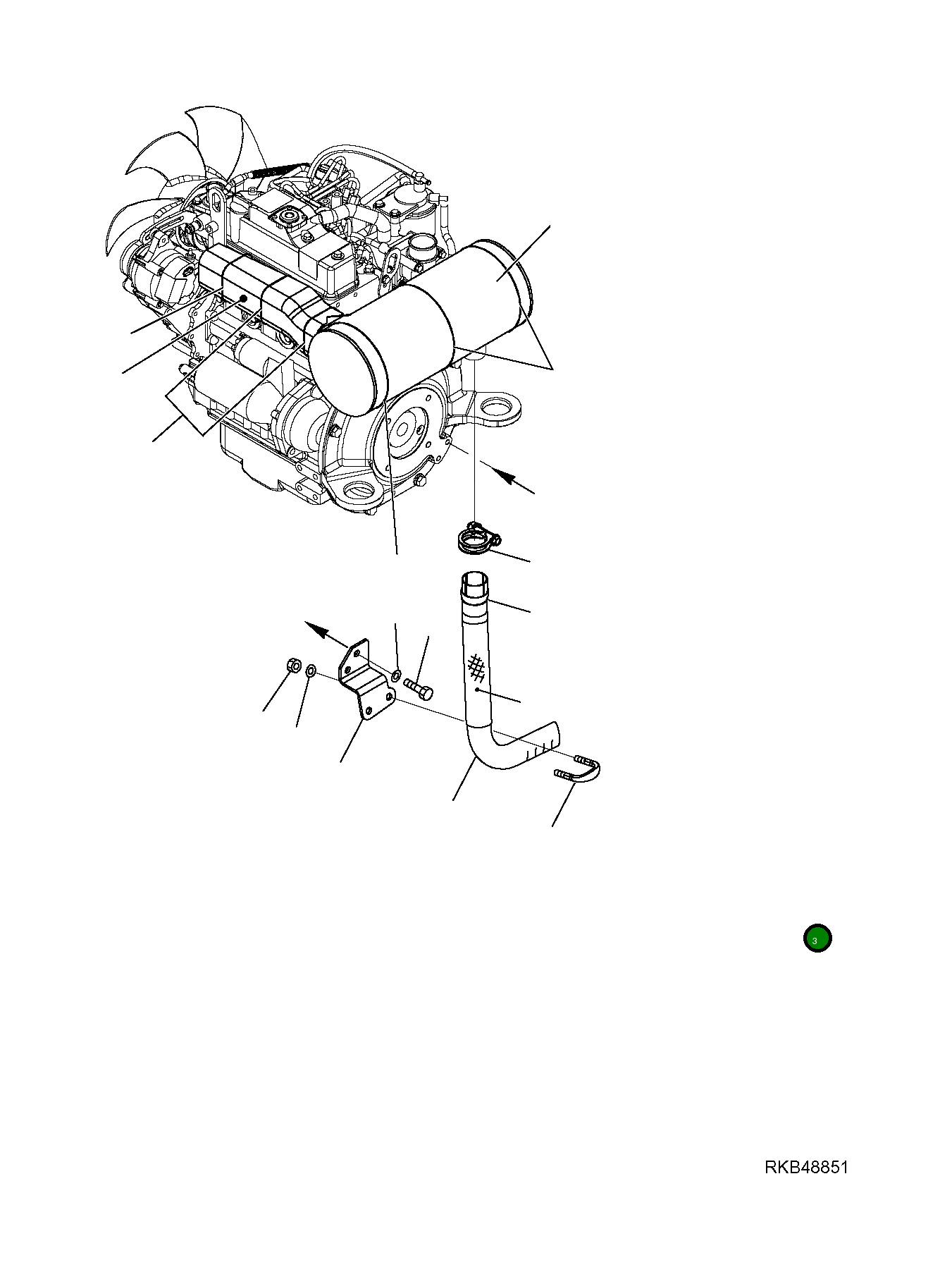 Хомут 22L-09-R2790 Komatsu