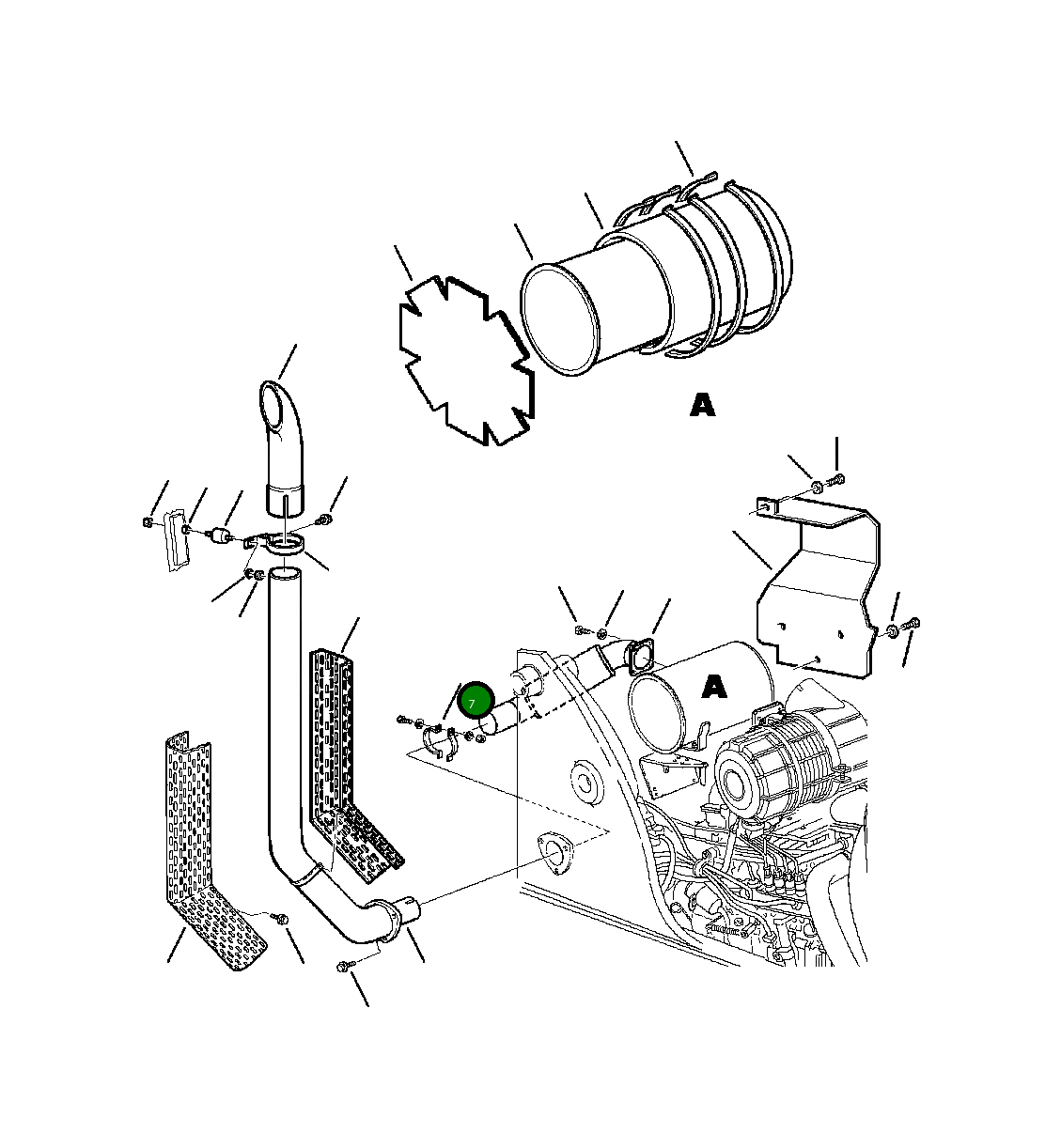 Хомут 802670075 Komatsu