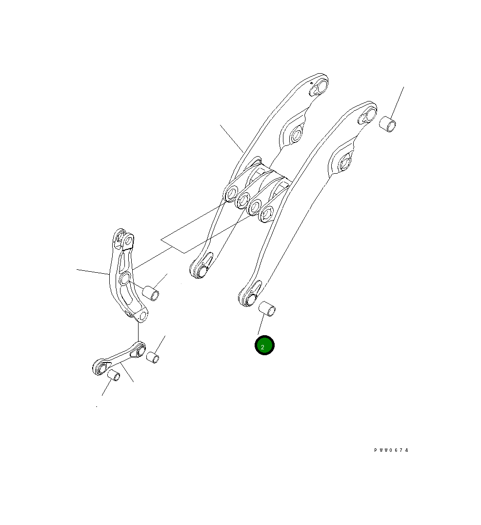 Втулка 42C-70-11333 Komatsu