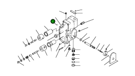 Шарик-пробка управления воздух-топливо 1238 887 H1 Komatsu