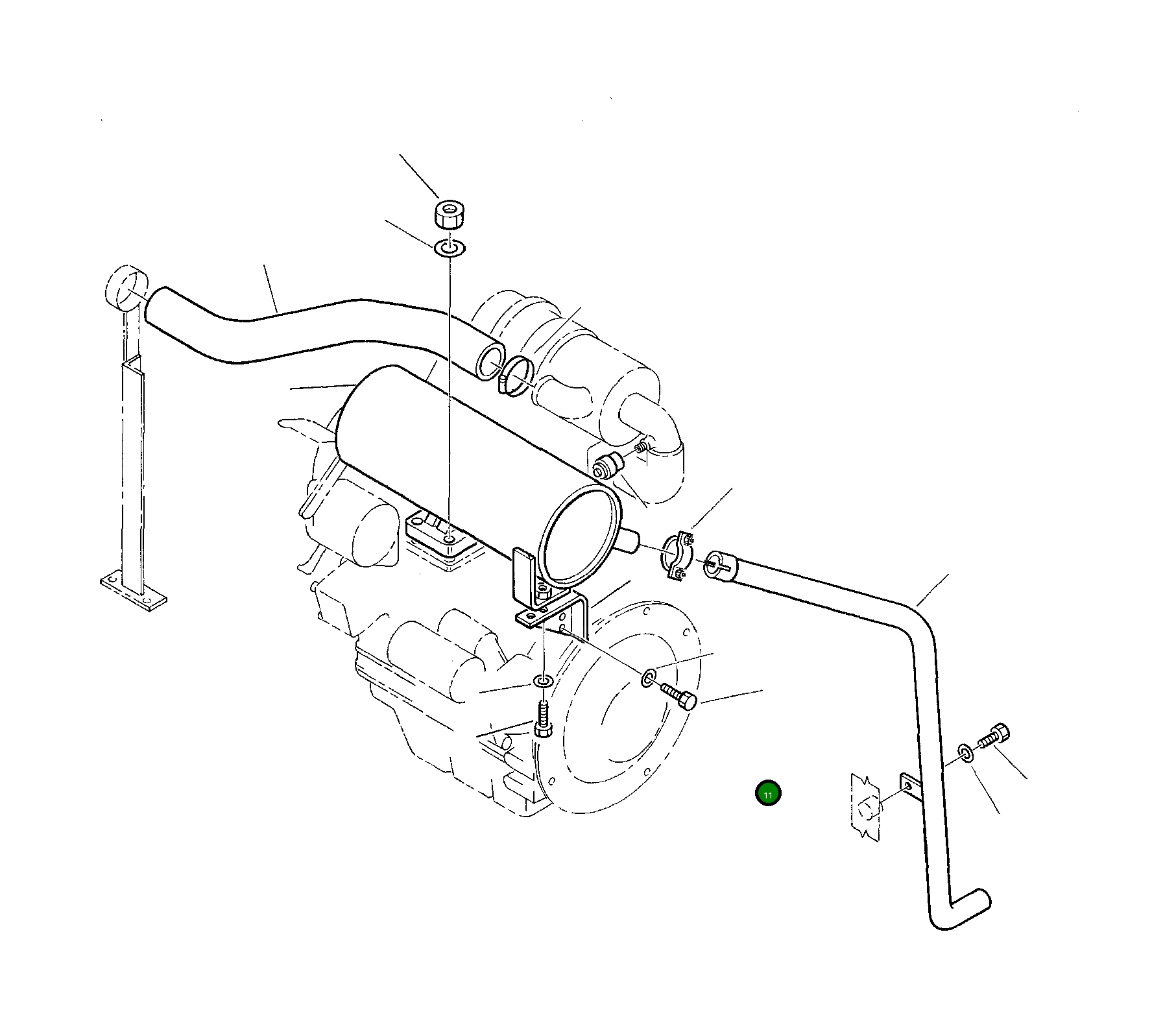 Хомут 802670069 Komatsu