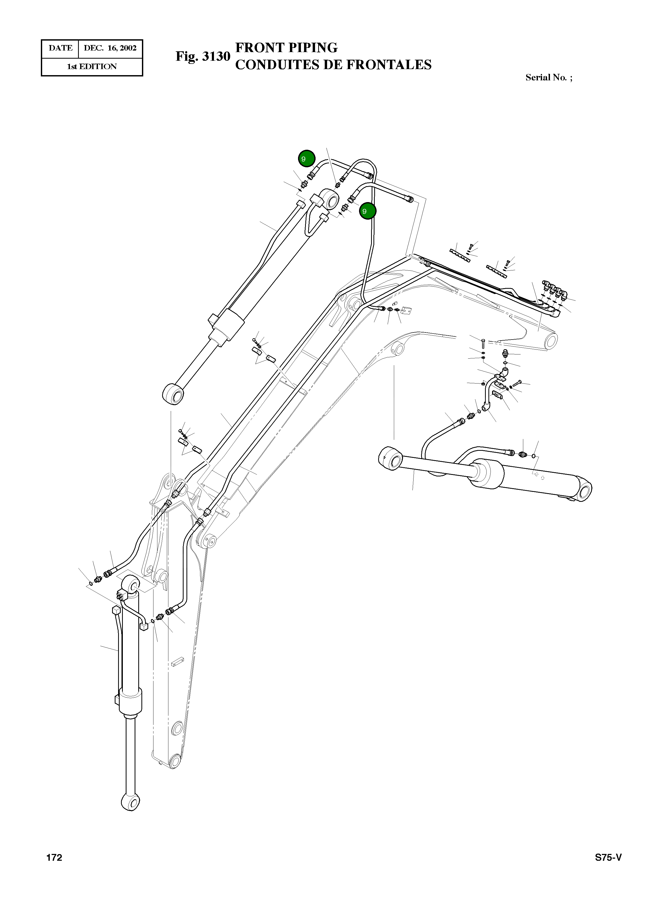 Шланг PF1/2-770L DS2053779 Komatsu