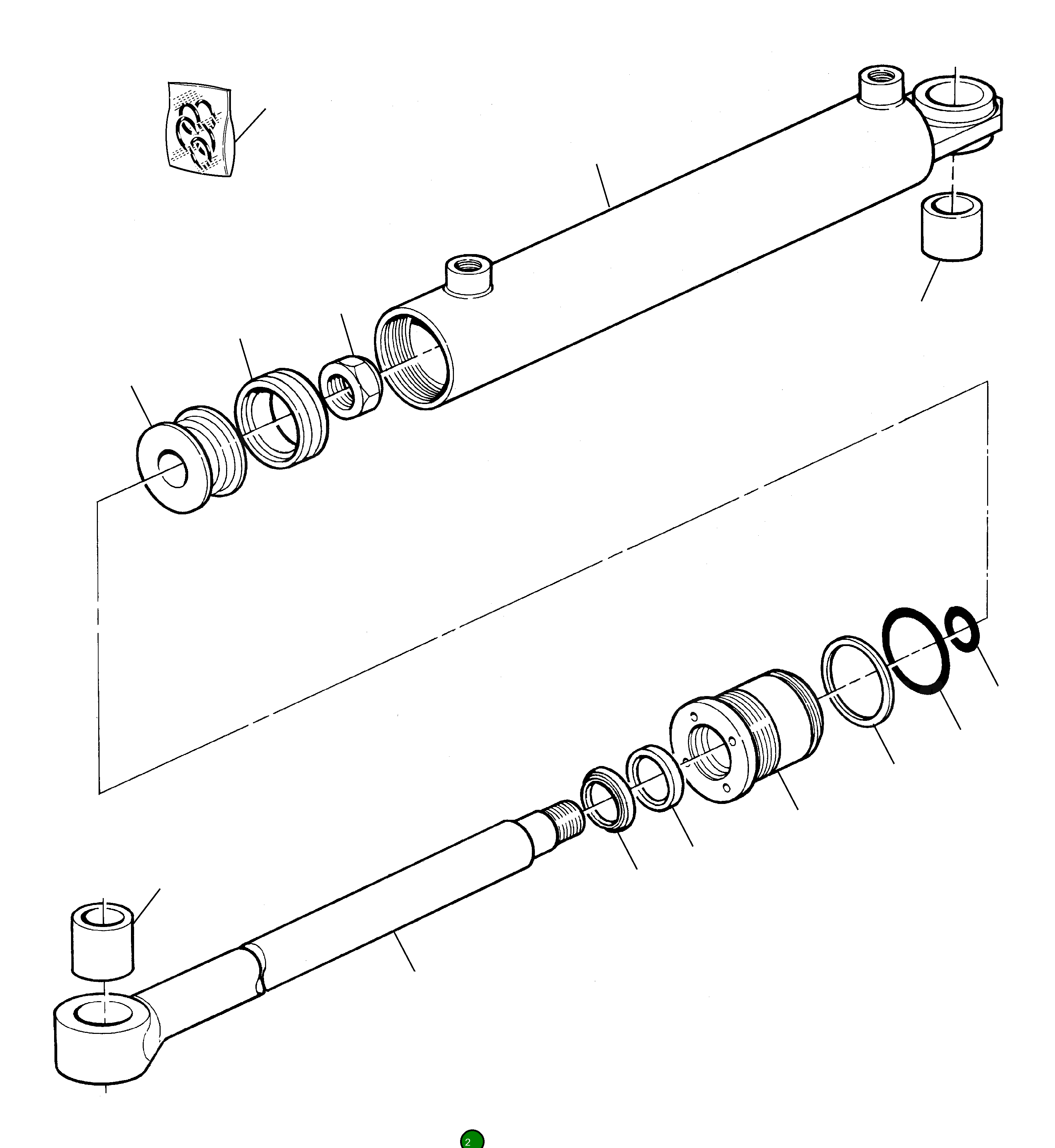 Шток 200080705 Komatsu