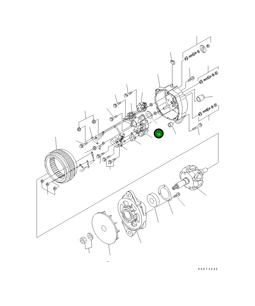 Шайба 1316 284 H1 Komatsu