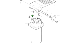 Опора подшипника в сборе 793 096 73 Komatsu