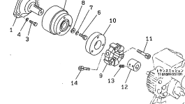 Проставка 2692-3-11320 Komatsu