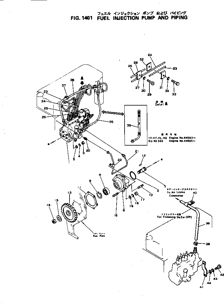 Шпилька 01100-31035 Komatsu