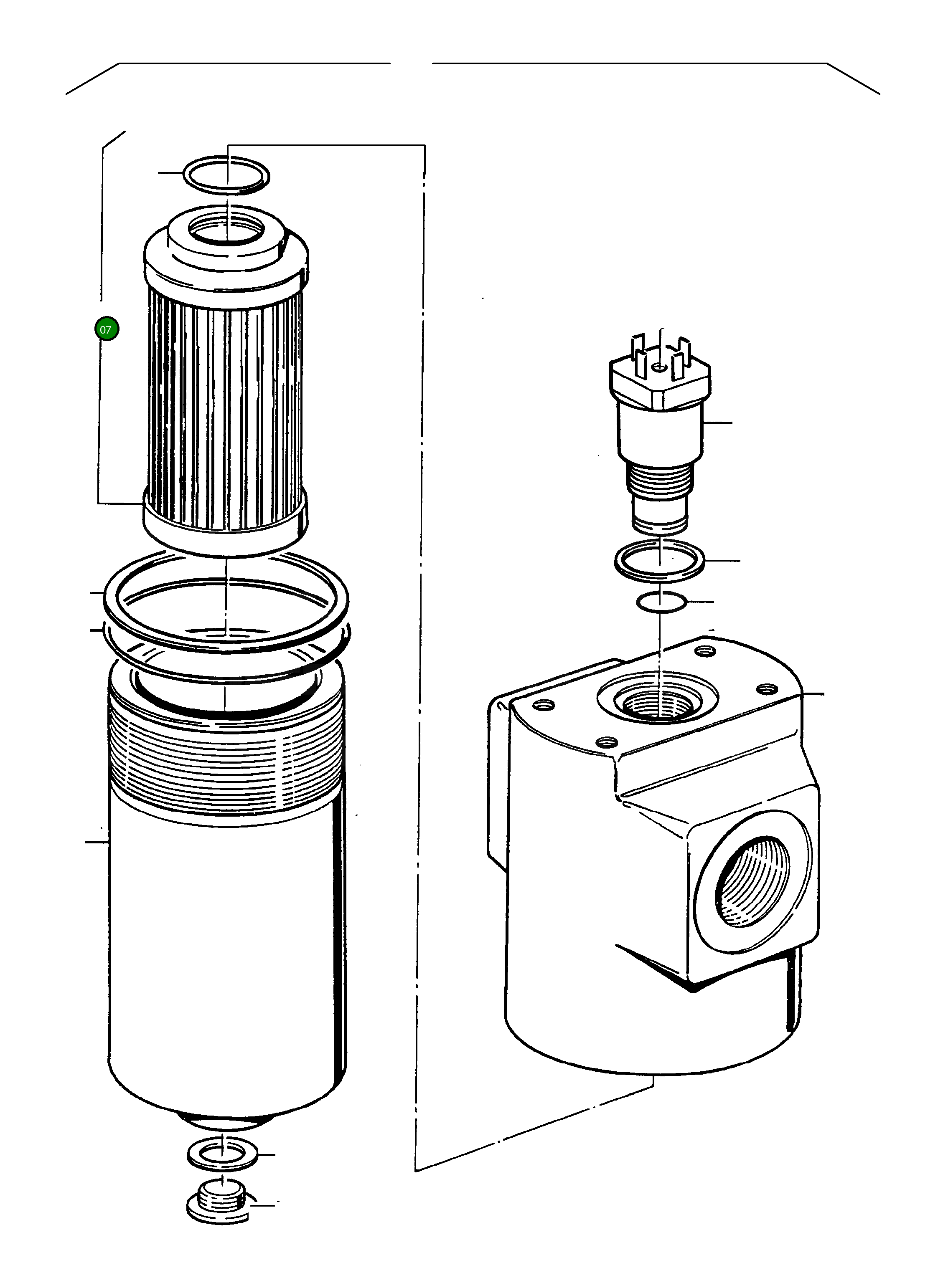 Фильтрующий элемент, в сборе 795 791 73 Komatsu