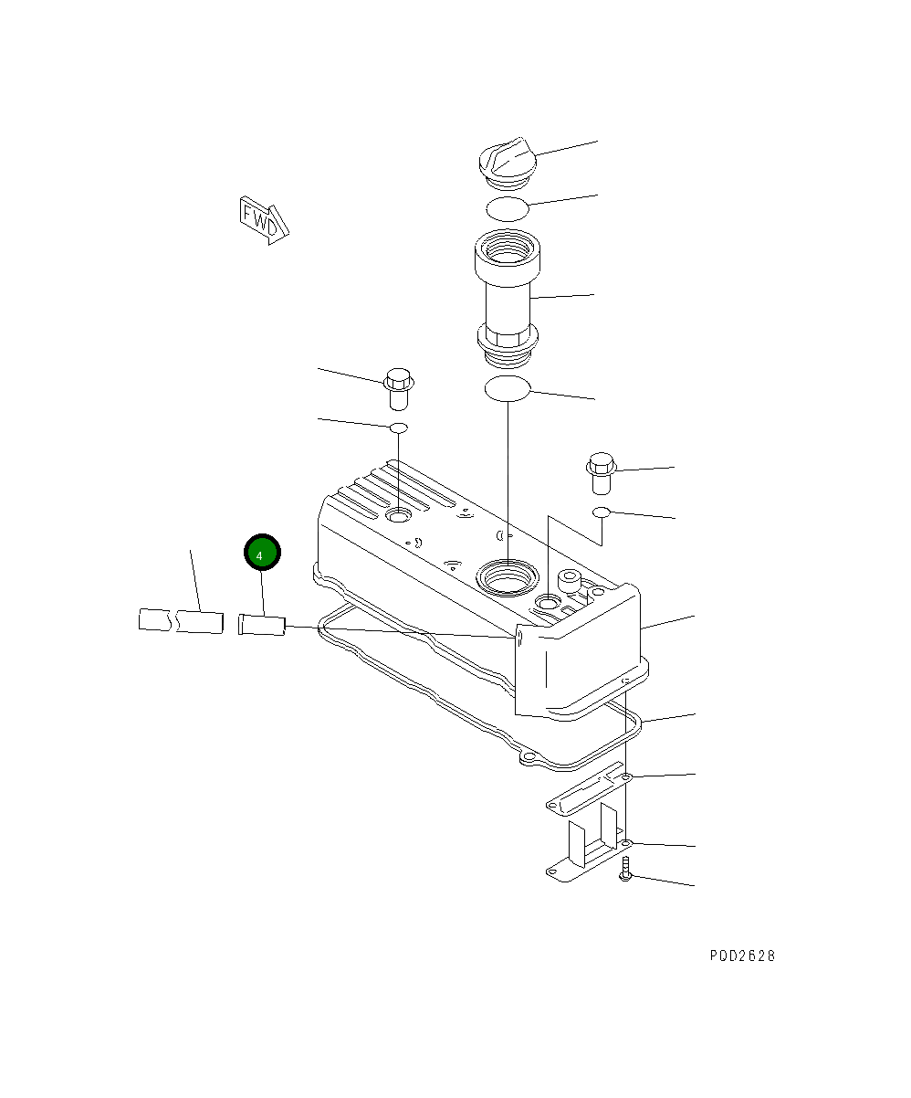 Шарнир YM119620-11390 Komatsu