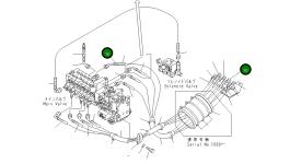 Шланг 500MM,WHITE 22F-62-11940 Komatsu