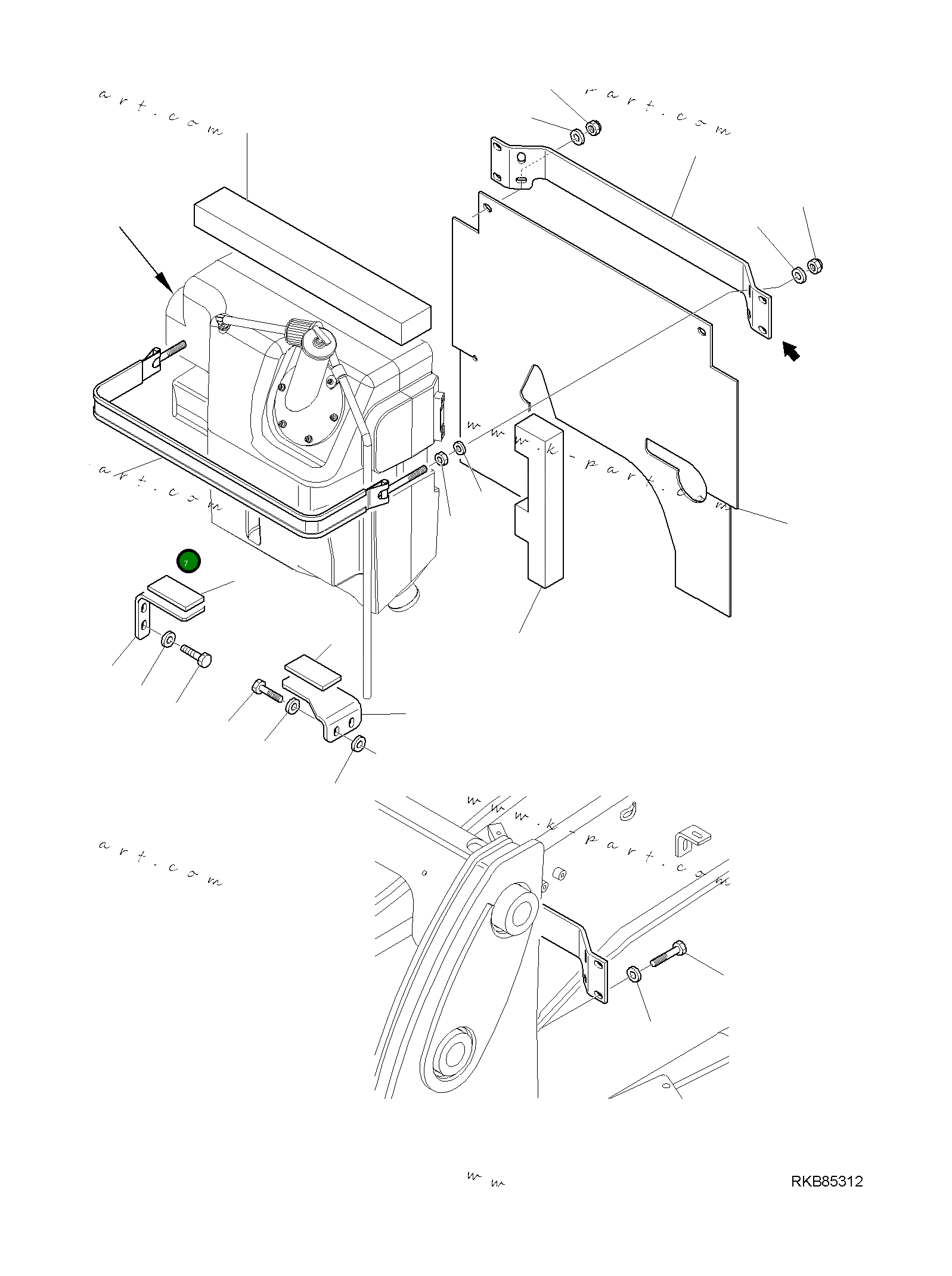 Ремень 42N-60-11912 Komatsu