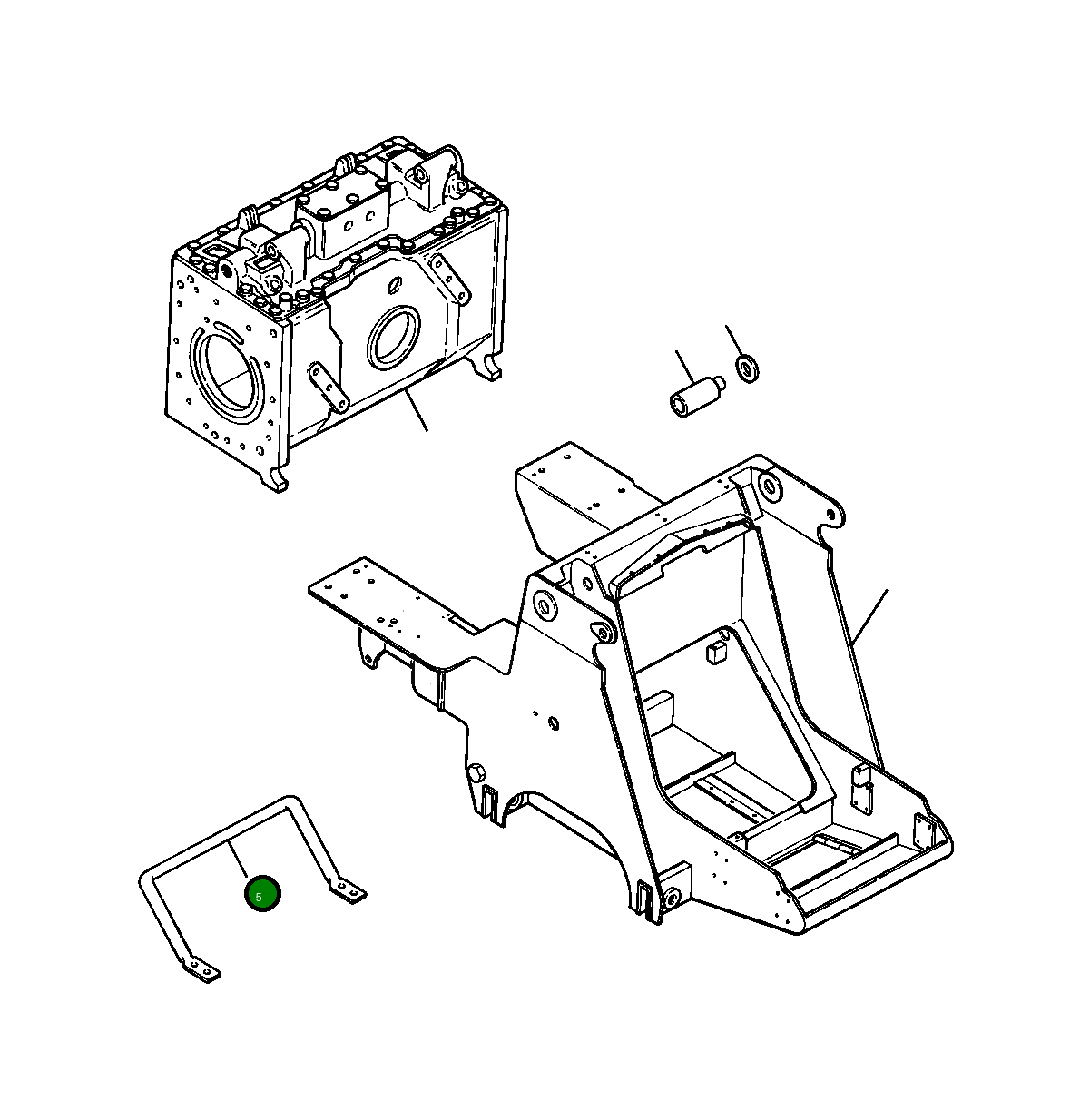 Захватная штанга 624 046 C2 Komatsu