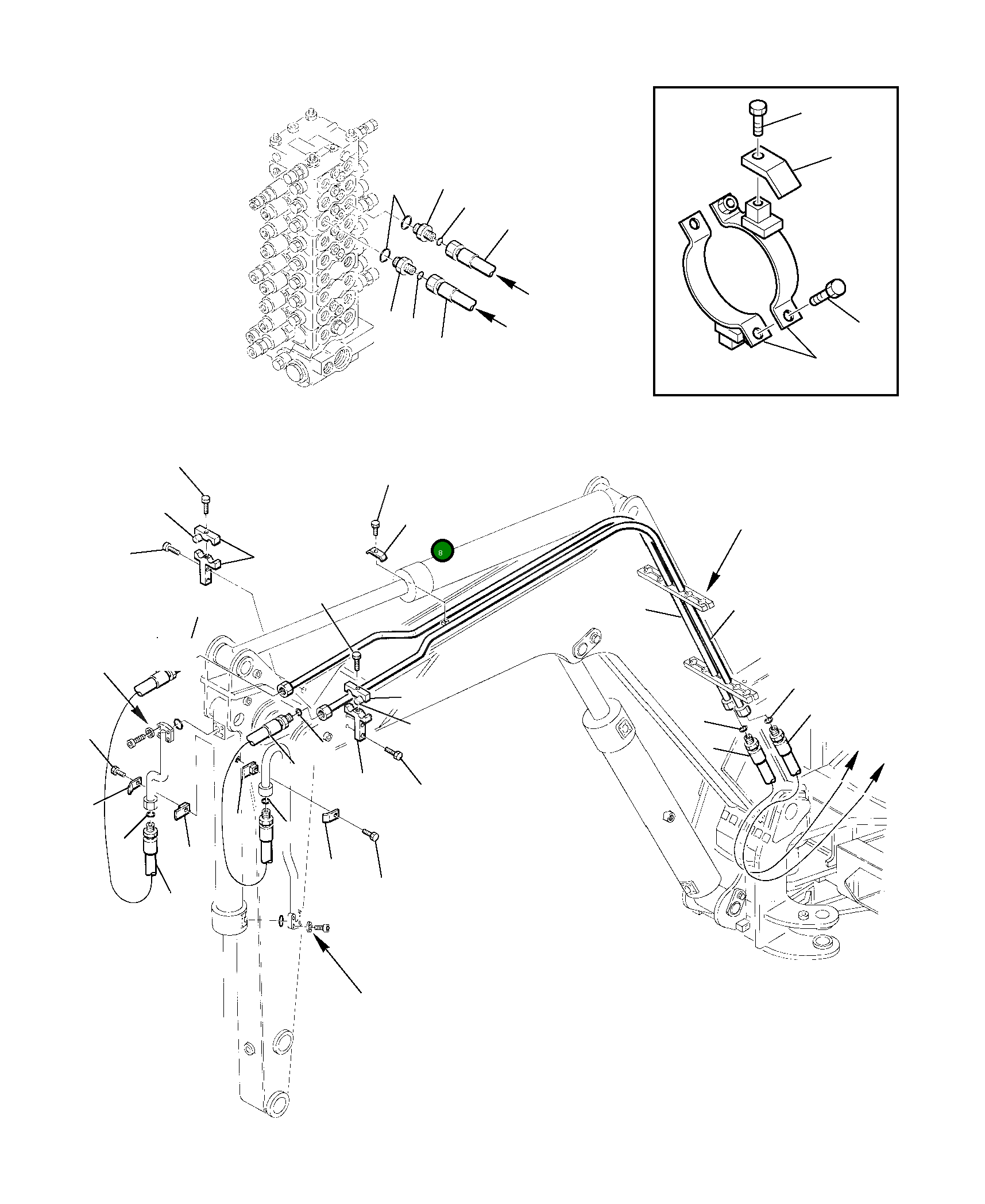 Хомут 21D-62-11160 Komatsu