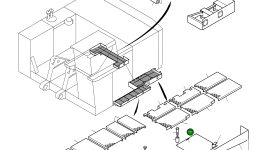 Крышка аккумулятора 956 862 40 Komatsu