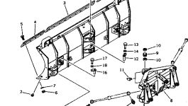 Отвал 418-904-1111 Komatsu