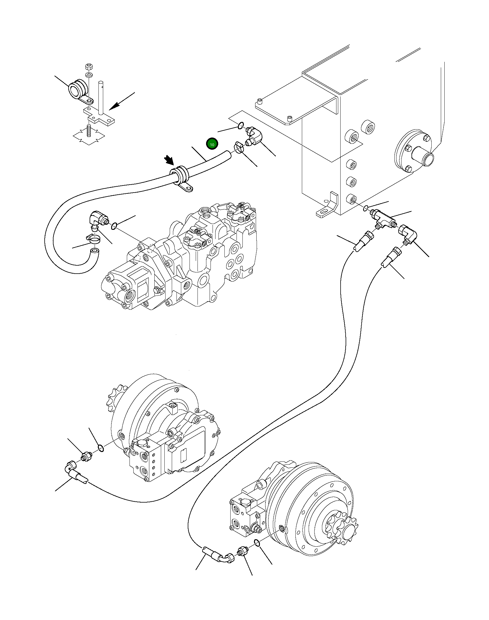 Втулка 37C-62-13260 Komatsu