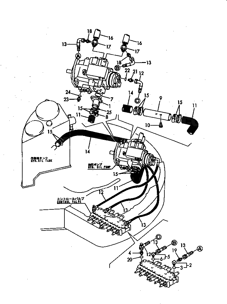 Шланг YM172176-78171 Komatsu