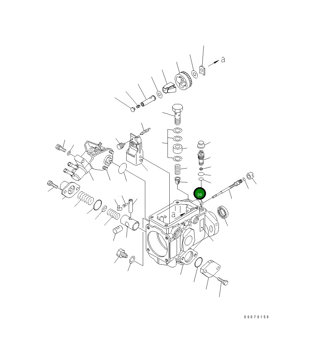 Фильтр DK146125-0101 Komatsu