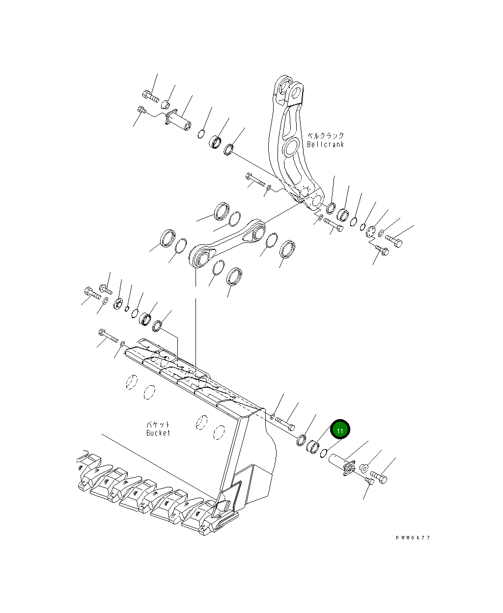 Втулка 42C-70-11363 Komatsu