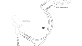 Шланг PF1/4-2000L 2184-1062D74 Komatsu