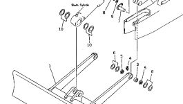 Отвал в сборе 20R-71-00050 Komatsu