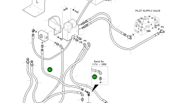 Шланг PF1/2-1050L 2184-1026D359 Komatsu