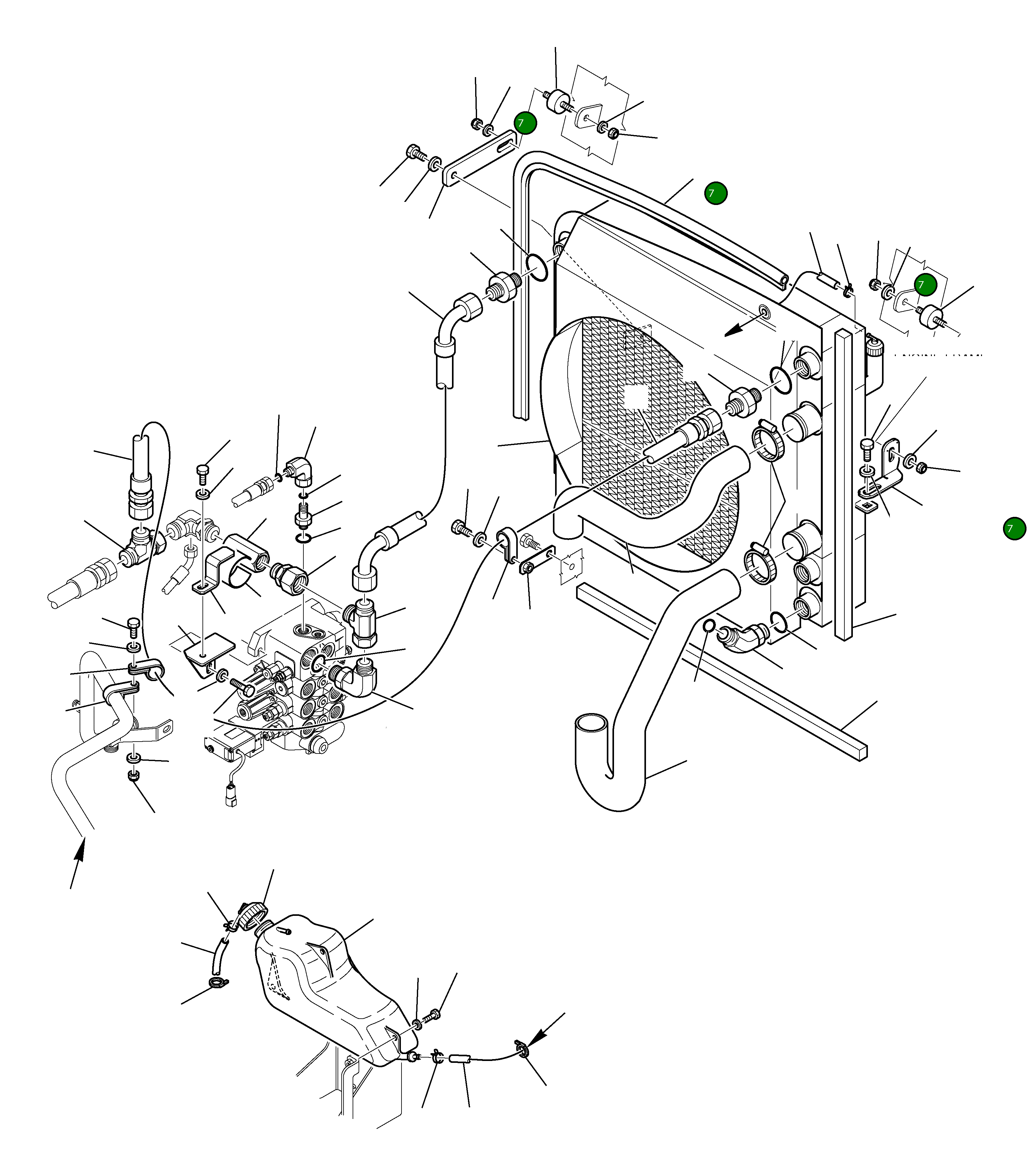 Гайка 37A-09-39410 Komatsu