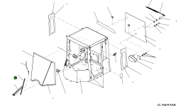 Щётка стеклоочистителя 421-56-H0S21 Komatsu