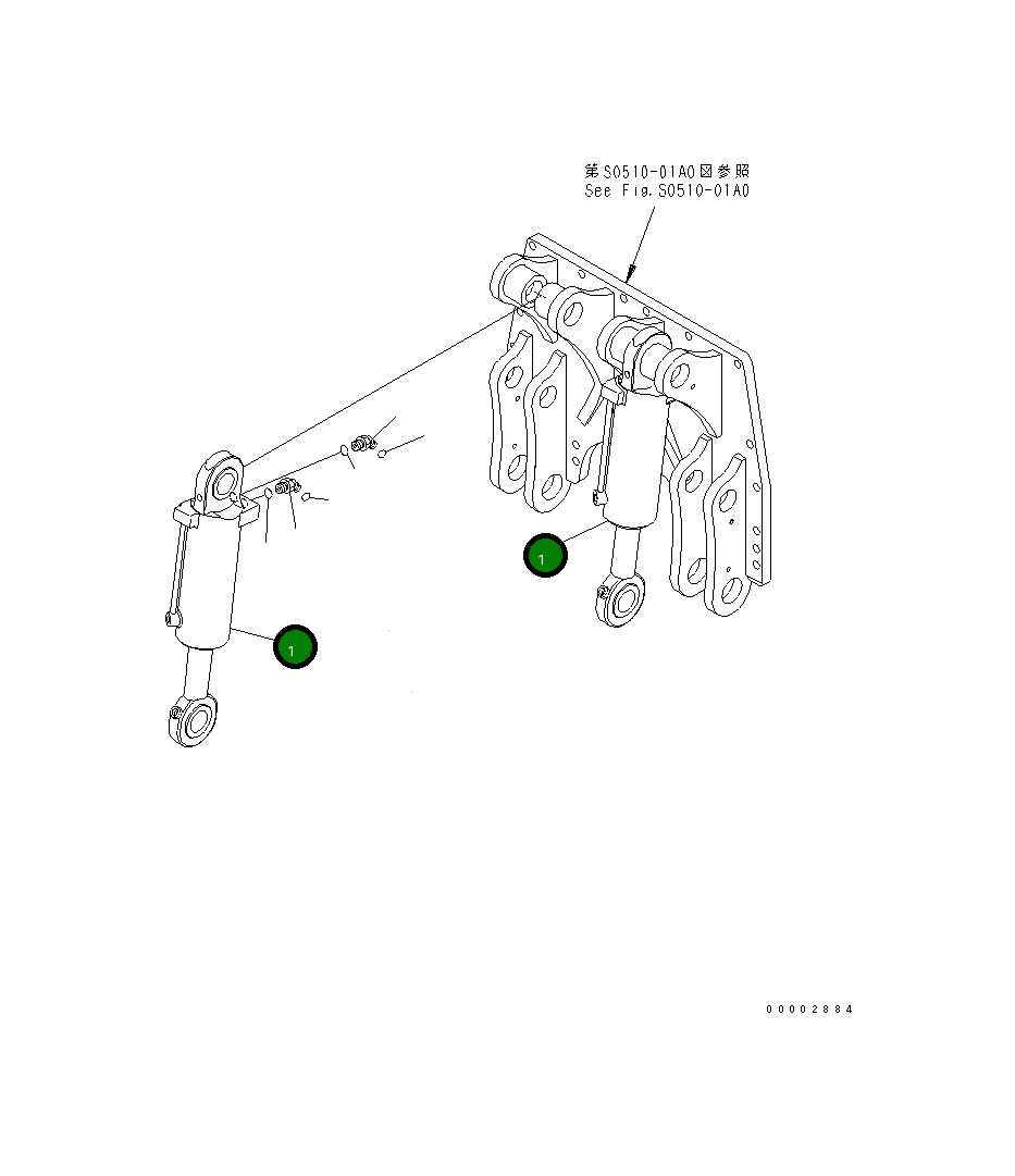 Комплект уплотнений 20K-61-31210 Komatsu