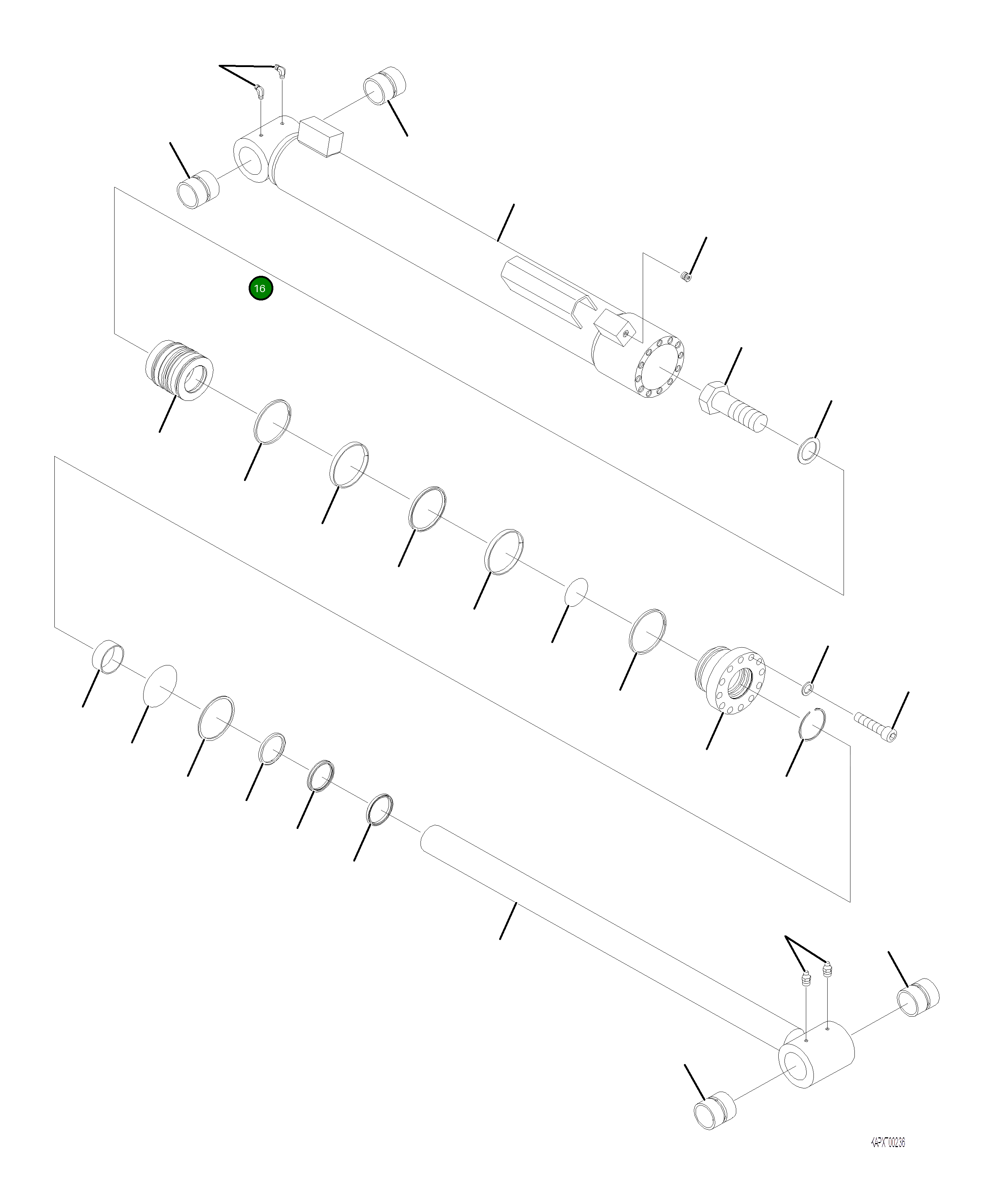 Подшипник тяги 4A1-6C-10320 Komatsu