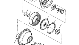 Конический роликовый подшипник 971 537 R91 Komatsu